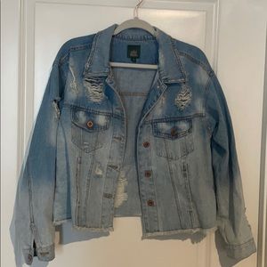 Distressed Jean Jacket